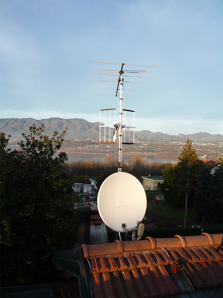 Antenna digitale terrestre e satellite